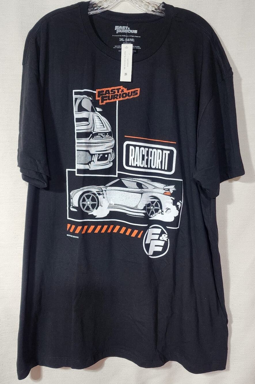 Fast and furious shirt men's 3XL